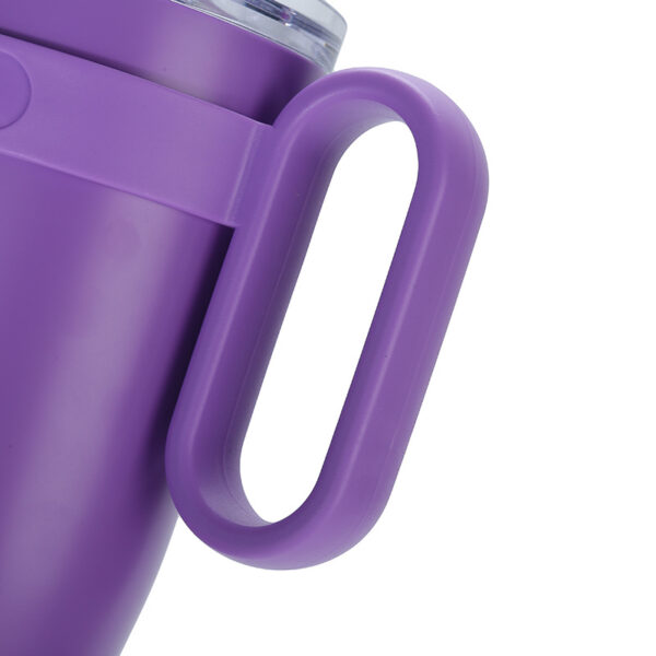 2-in-1 Insulated Stainless Steel Tumbler with Handle and Straw