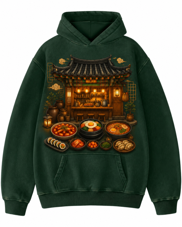 Men Acid Wash Super Soft Oversized Pullover Hoodie