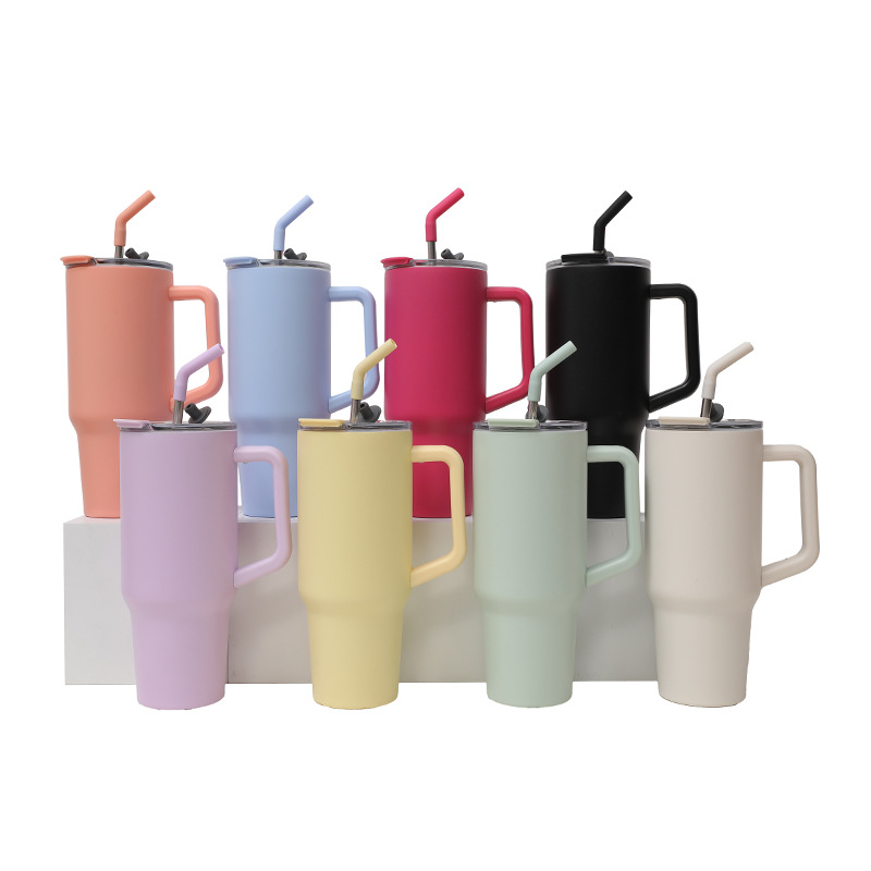 Vacuum Insulated Stainless Steel Tumbler with Wide Handle - Image 6