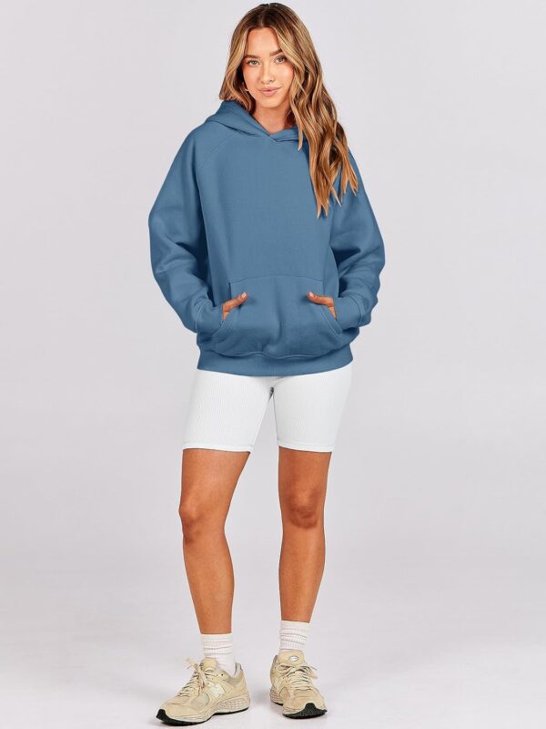 Women Oversized Fleece Long Sleeve Pullover Sweatshirt