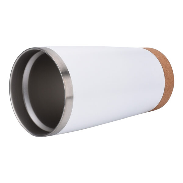 Insulated Tumbler with Cork Bottom and Slide Lid